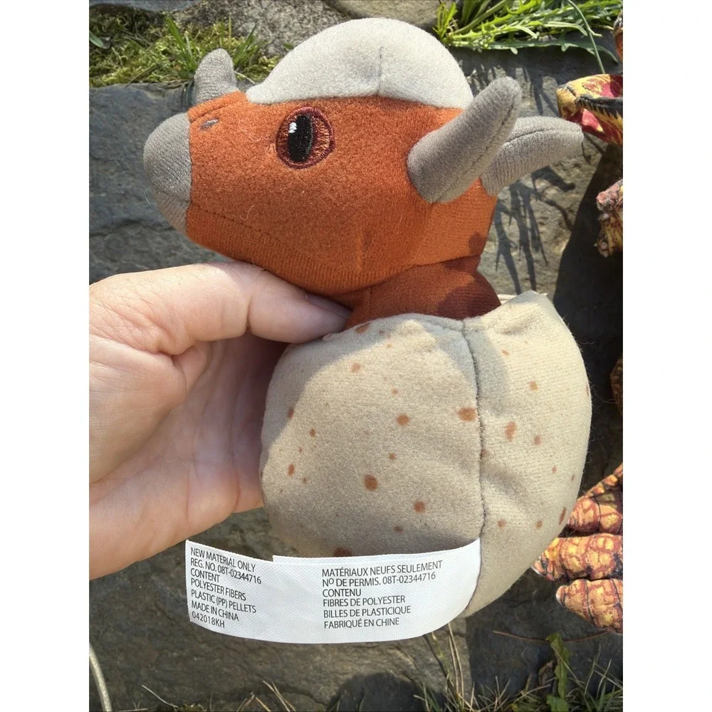 Vintage Ace Novelty JURASSIC PARK Plush DILOPHOSAURUS Spitter Dinosaur w/ Tag!